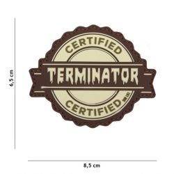 Patch 3D PVC Terminator Certified Coyote (101 Inc)