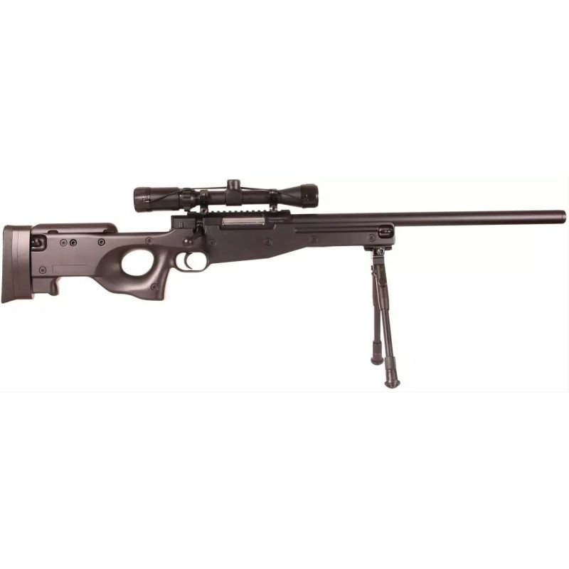 Double Eagle Airsoft Sniper AW308 / L96-P avec Bipied & Lunette (Double Eagle) RE-DEM59P Répliques Sniper L96 – AWP Airsoft